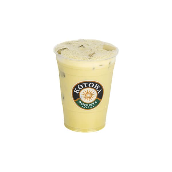 Iced matcha latte